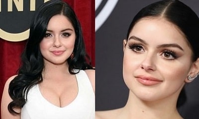 Ariel Winter before (left) and after (right) picture. 